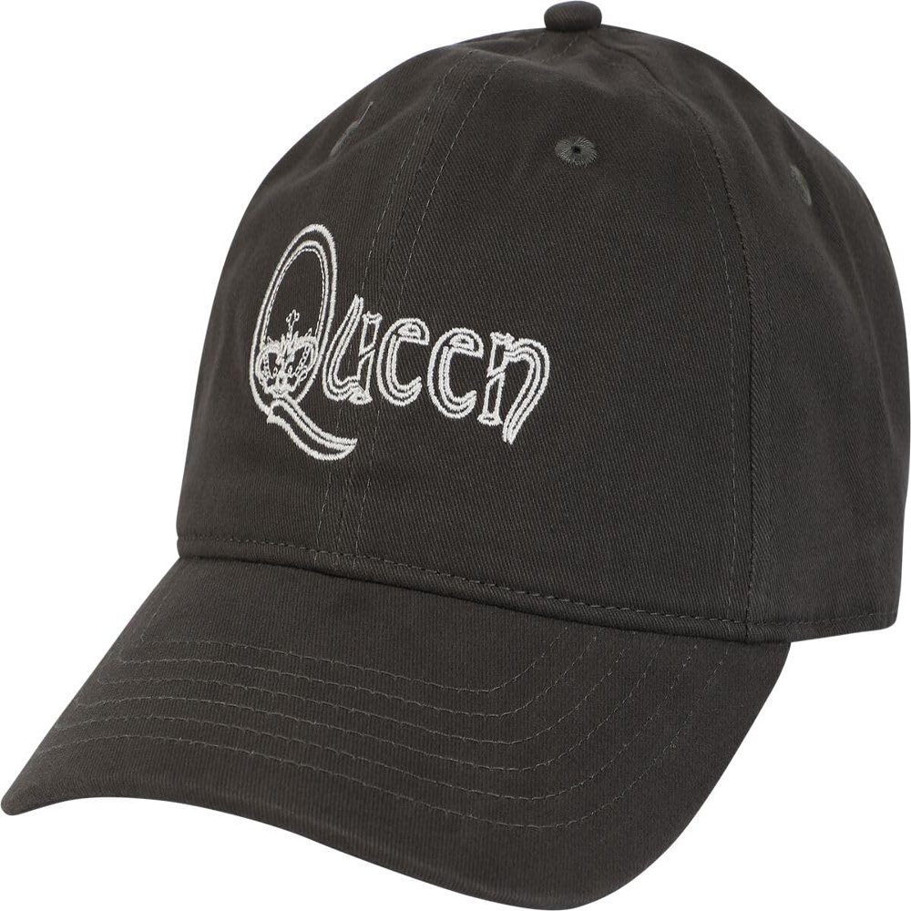 Queen Classic Crest Logo Baseball Cap Size One Size Charcoal