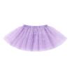 Ballet Leotard with Tutu Skirt for Girls Dance Gymnastics Ruffle Camisole Criss Cross Back Bodysuit Kids Sparkly Butterfly Classic Basic Leotard Training Outfit Ballerina Violet 9-10 Years view 4