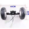 Lskjzzn Skateboard Truck Fit for Single Shaft Hub Motor Wheel Mountain Board Spring Truck Compatible with Hoverboard Motor Wheel, Black view 3