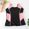 Sxiwei Kids Girls One Piece Athletic Surfing Bodysuit Sleeveless Beach Surfing Jumpsuit Bathing Suit Black&Pink 7-8 Years view 3