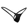 Aagomeyh Mens Lingerie Men's Lingerie O Ring Bugle Thongs Bulge Pouch Underwear Underwear Black view 2