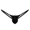 Aagomeyh Mens Lingerie Men's Lingerie O Ring Bugle Thongs Bulge Pouch Underwear Underwear Black view 3