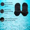 MYLEDI 2 Pairs Unisex Shorty Neoprene 3mm Wetsuit Socks for Snorkeling Swim Fins Scuba Diving Kayaking Surfing Beach Sports (Black+Black, M) view 3