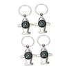 SUPVOX Mini Compass Keychain Metal Survival Compass for Hiking Compact Keyring Portable Design Outdoor Gear view 1