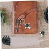 SUPVOX Mini Compass Keychain Metal Survival Compass for Hiking Compact Keyring Portable Design Outdoor Gear view 3