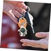 SUPVOX Mini Compass Keychain Metal Survival Compass for Hiking Compact Keyring Portable Design Outdoor Gear view 4