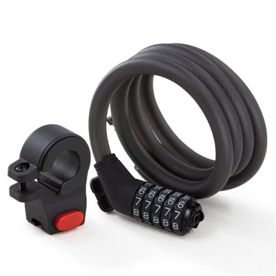 Lskjzzn Password Lock Fit for Ninebot Kicksooter MAX G30 ES2 E22 E25 Electric Scooter Ebike Anti-Theft Security Lock