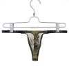 Aagomeyh Lingerie for Men Mens O-Ring Strap G-String Briefs Mesh See Through Butt-Flaunting Underwear Underwear Army Green view 3