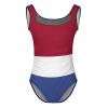 Fattyeery Women's Elegant Casual Swimsuit Netherlands Flag One-Piece Swimwear XL view 4