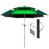 VEAUAS Umbrellas Water Proof Parasol Umbrella for Fishing, Camping, BBQ, Beach, Outdoor Garden, 360 Sun Shade Protection, Sunshade Shelter Outdoor Umbrella Canopy, with Ground Anchor view 1