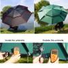 VEAUAS Umbrellas Water Proof Parasol Umbrella for Fishing, Camping, BBQ, Beach, Outdoor Garden, 360 Sun Shade Protection, Sunshade Shelter Outdoor Umbrella Canopy, with Ground Anchor view 4