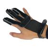 balacoo Three-Finger Cowhide Glove for Arrow Recurve Hunting Wrist Hook and Loop Design for Finger Protection Lightweight and Portable Archery Accessory view 4