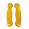 Echeson 1 Pair PEI Scales Handle Fits for Spyderco Paramilitary 2 C81, Custom Clear Ultem Handle Patch DIY Replacement view 1