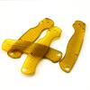 Echeson 1 Pair PEI Scales Handle Fits for Spyderco Paramilitary 2 C81, Custom Clear Ultem Handle Patch DIY Replacement view 3