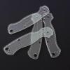 Echeson 1 Pair Scales Handle Fits for Spyderco Paramilitary 2 C81, Custom Clear Acrylic Handle Patch DIY Replacement (Size : B) view 2