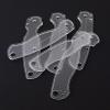 Echeson 1 Pair Scales Handle Fits for Spyderco Paramilitary 2 C81, Custom Clear Acrylic Handle Patch DIY Replacement (Size : B) view 3