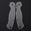 Echeson 1 Pair Scales Handle Fits for Spyderco Paramilitary 2 C81, Custom Clear Acrylic Handle Patch DIY Replacement (Size : B) view 4