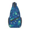 TKDYVAI Peacock Crossbody Bag Women Shoulder Bag Backpack Cute Sling Bag Chest Casual Daypack Feather Bag Outdoor view 1