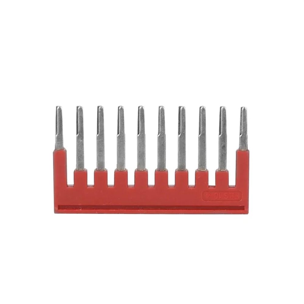 PRPYVPEY Jumper Bridge FBS10-4 Plug in Bridge for ST-1.5 DIN Rail Terminal Blocks Accessories