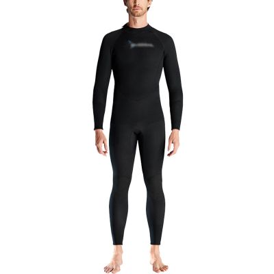 TOVCHEI 1.5mm Neoprene Wetsuit for Men, Long Sleeve Swimsuit Diving Suit for Swimming Snorkeling Surfing,Black,S