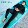 TOVCHEI 1.5mm Neoprene Wetsuit for Men, Long Sleeve Swimsuit Diving Suit for Swimming Snorkeling Surfing,Black,S view 3
