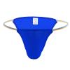 Aagomeyh Lingerie for Men Mens Crotchless Underwear See Through Mesh Breathable Male Thongs Blue view 4