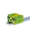 10Pcs ST-2.5PE PE Din Rail Terminal Blocks Connectors Pull Type Spring Cage Connection Ground Terminal Blocks Screwless view 2