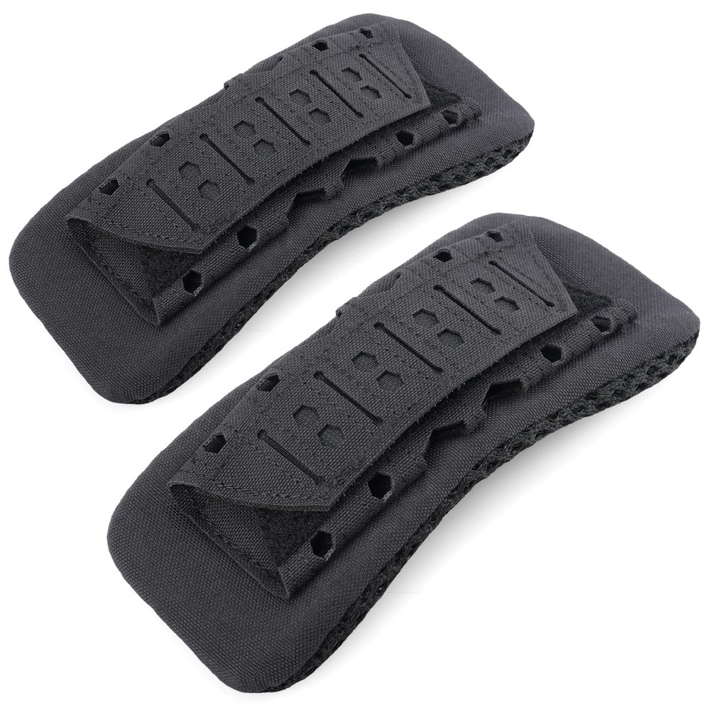 WYNEX Shoulder Strap Pad for Vest Carrier, 2 Pack Tactical Plate Shoulder Pads Strap Cushion Vest Accessories Shoulders Pads Soft Mesh Pads with Tactical Gear for Men