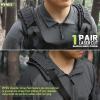 WYNEX Shoulder Strap Pad for Vest Carrier, 2 Pack Tactical Plate Shoulder Pads Strap Cushion Vest Accessories Shoulders Pads Soft Mesh Pads with Tactical Gear for Men view 2