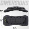WYNEX Shoulder Strap Pad for Vest Carrier, 2 Pack Tactical Plate Shoulder Pads Strap Cushion Vest Accessories Shoulders Pads Soft Mesh Pads with Tactical Gear for Men view 4