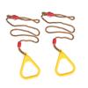 BESPORTBLE Boy Girl Fitness Hanging Rings Non-Slip Exercise Handles for Pull-ups Dips and Rows Durable Indoor Equipment for Home Workout Supports up for Boys and Girls view 1