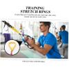 BESPORTBLE Boy Girl Fitness Hanging Rings Non-Slip Exercise Handles for Pull-ups Dips and Rows Durable Indoor Equipment for Home Workout Supports up for Boys and Girls view 2