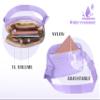 COSHAYSOO Purple Belt Bag Crossbody Initial Fanny Waist Pack Small Cross Body Chest Purse for Teen Girls Women Running Hiking Workouts Fashion Little Big Sister Birthday Easter Gift Letter G view 4