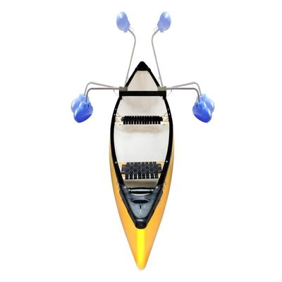 GIGACRAFT Canoe Outriggers Floats Package, Hard Plastic Polyethylene Stabilizer Floats Kit, Adjustable Stabilizers for Kayak Canoe Fishing Standing Paddling(36")