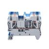 100pcs PT-2.5 Din Rail Terminal Block Push in Spring Screwless Electrical Terminal Strip Block Connector PT2.5 Wiring Conductor(Green) view 2