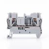 100pcs PT-2.5 Din Rail Terminal Block Push in Spring Screwless Electrical Terminal Strip Block Connector PT2.5 Wiring Conductor(Green) view 4