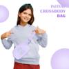 COSHAYSOO Purple Belt Bag Crossbody Initial Fanny Waist Pack Small Cute Birthday Nurse Day Appreciation Easter Gift for Teen Girls 10 12 13 14 Year Old Preppy Trendy Stuff Letter K view 2