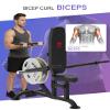 HVO Seated Dip Machine Tricep: Dip Machine Exercise for Biceps Black Plate Loaded Home Gym Training Equipment view 4