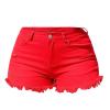 Silver Shorts Low Waisted Shorts Silver Jean Shorts for Women Denim Shirt Women Beach Shorts for Women view 4