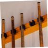 Anneome 12pcs Pool Cue Rack Clamp Wall-mounted Fishing Rod Pole Holder Secure Locking Pp Material for Billiards Cue Racks view 2