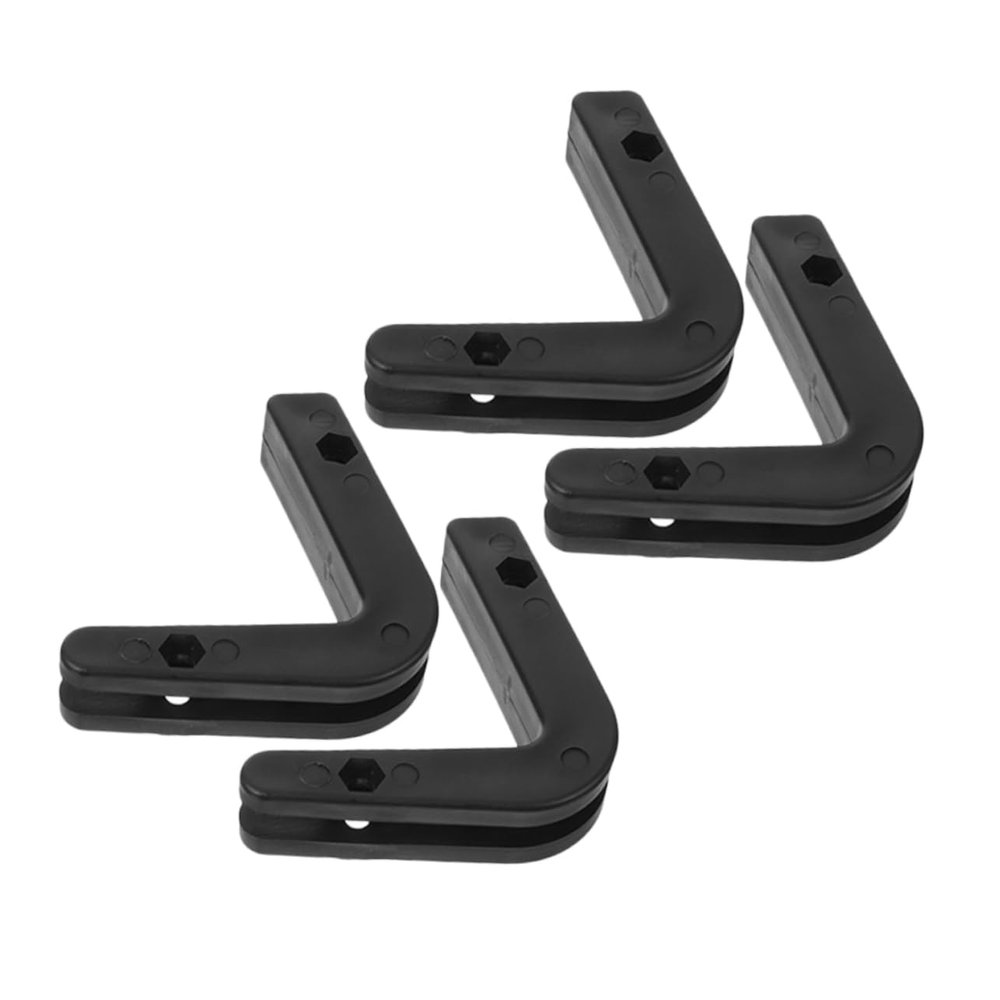 Anneome 4pcs Barbell Stand Hooks Wall Mounted Dumbbell Rack Hooks for Hanging Barbell Accessories