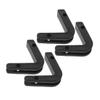 Anneome 4pcs Barbell Stand Hooks Wall Mounted Dumbbell Rack Hooks for Hanging Barbell Accessories view 1