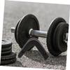 Anneome 4pcs Barbell Stand Hooks Wall Mounted Dumbbell Rack Hooks for Hanging Barbell Accessories view 2