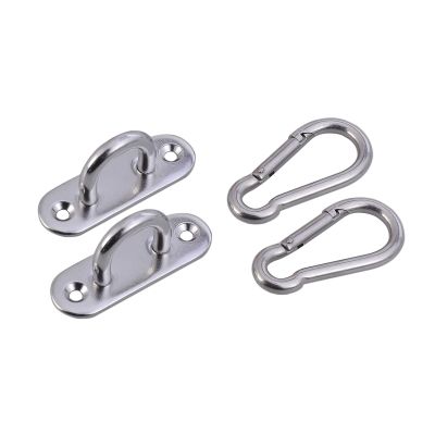UPKOCH 2pcs Heavy Duty Ceiling Wall Mount Brackets with Turnbuckle Hooks Secure Suspension for Hammocks Gymnastic Rings and More Silver