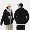 ETSDJ Texas Flag Longhorn Logo Upf 50+ Sun Protection Hoodie Man'S Woman Long Sleeve Sun Protection Full Zip Athletic Shirt, Large, Black view 4