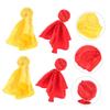 Parliky 10pcs Football Referee Kit Lightweight Tossing Flags for Easy Visibility for Penalty Calls Games Sports Events Parties view 2