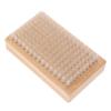 BESPORTBLE Skiing Board Cleaning Brush Wooden Handle Scrubber for Deep Cleaning Compact Lightweight for Home Salon and Travel Use for Ski Wax Application view 1