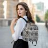 PJGINUIUA Women Fashion Backpack Purse Casual Lightweight Travel Shoulder Bag Elephant Rucksack Ladies Bag, Medium view 2