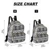 PJGINUIUA Women Fashion Backpack Purse Casual Lightweight Travel Shoulder Bag Elephant Rucksack Ladies Bag, Medium view 4