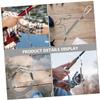 balacoo 4pcs Coiled Fishing Lanyard with Heavy Duty Safety Rope Elastic Tether Spring Cable for Outdoor Fishing Gear Durable Steel Wire and Material Convenient Retractable Design view 2